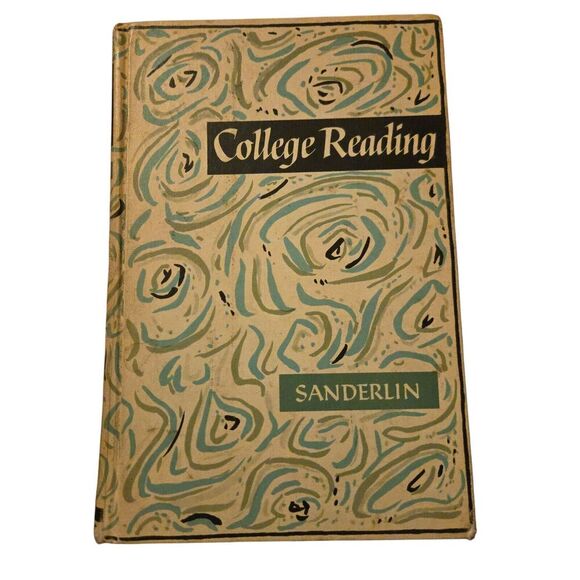 Vintage College Reading By Sanderlin Second Edition 1958  Pros, Plays And Poetry - Picture 1 of 11